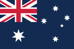 Teamfoto für Australien
