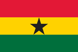 Teamfoto für Ghana