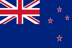 Teamfoto für Neuseeland