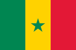 Teamfoto für Senegal